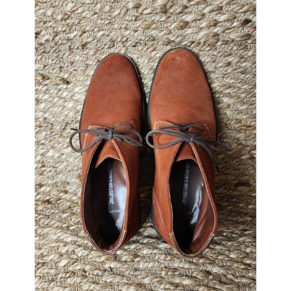 Men\'s Johnston & Murphy Shoes Boots Size 10 M Rust Suede Color Business Work main image 6
